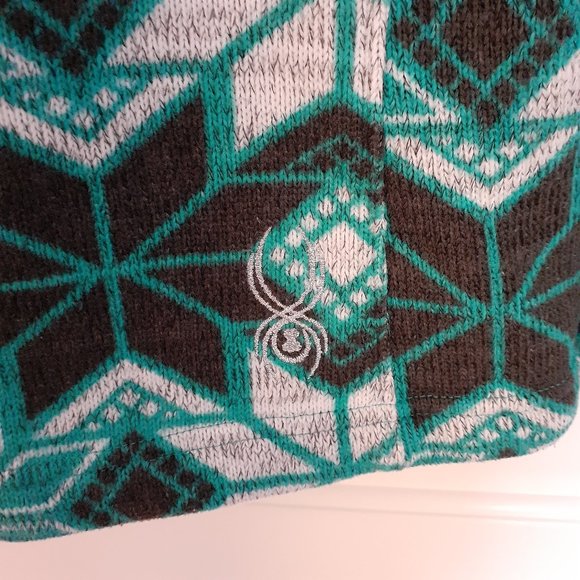Spyder Women's Alpine Chic Sweater Green Size 12 - Picture 7 of 10